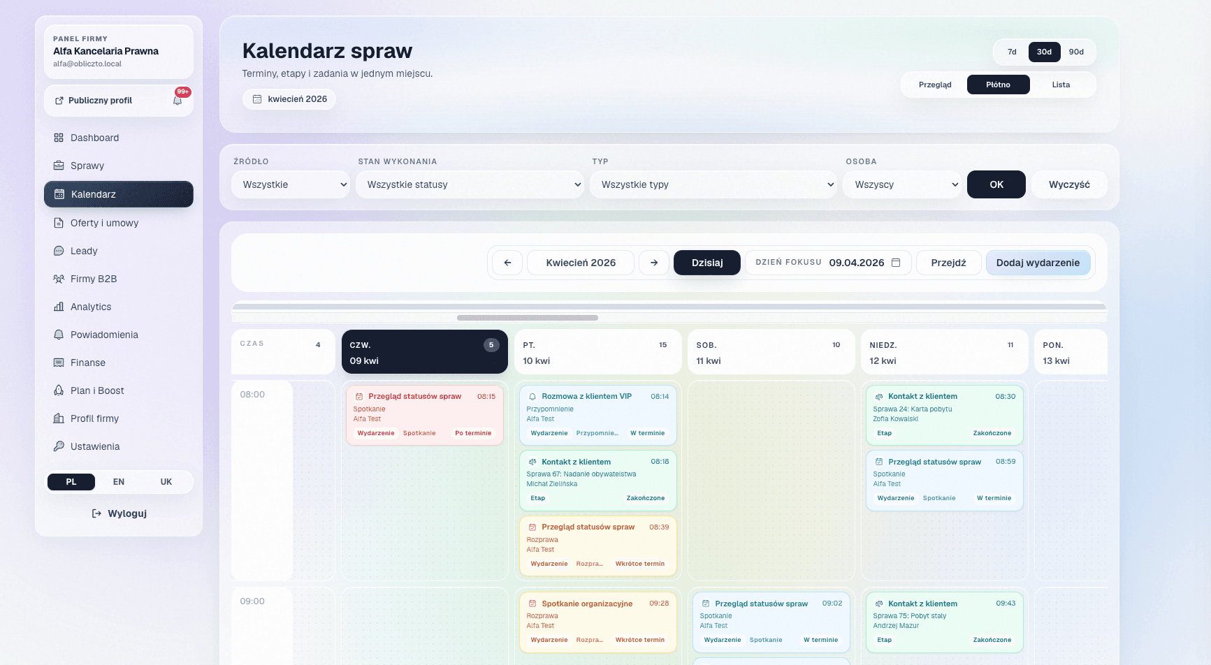 PrawoPro CRM screenshot 5