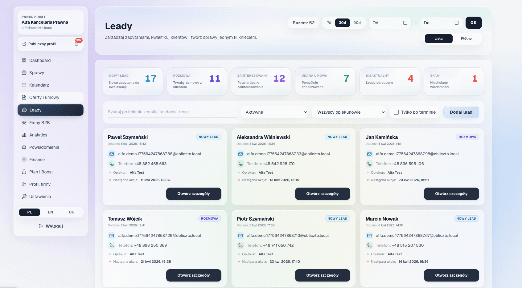 PrawoPro CRM screenshot 6