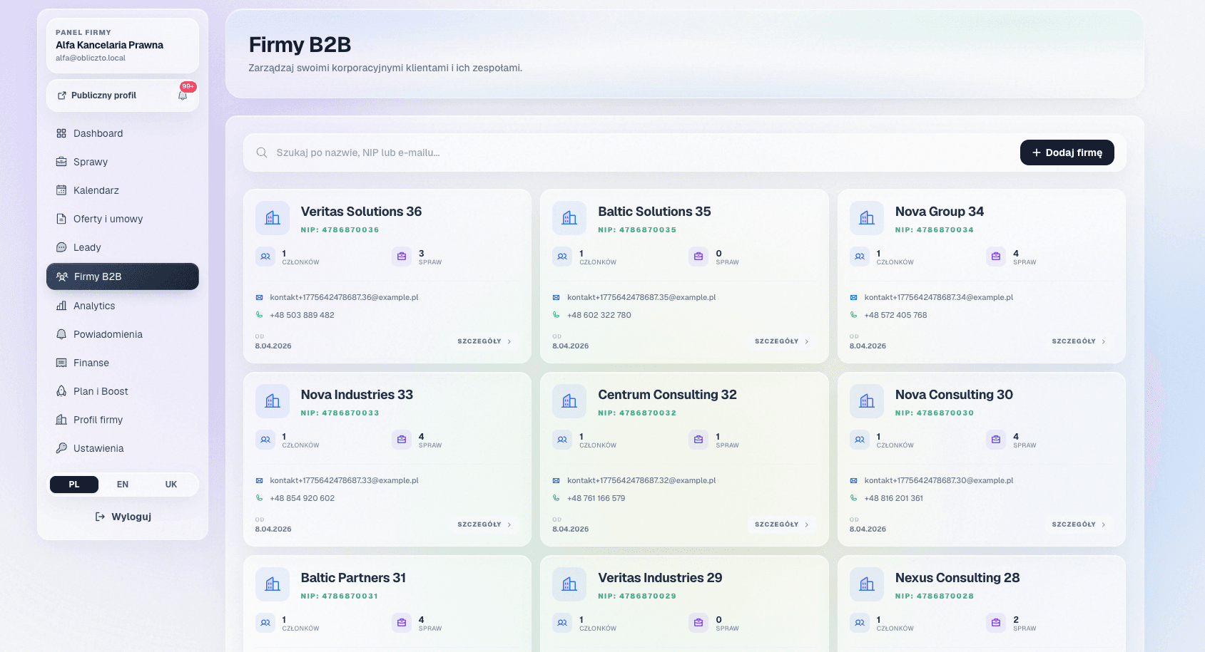 PrawoPro CRM screenshot 7